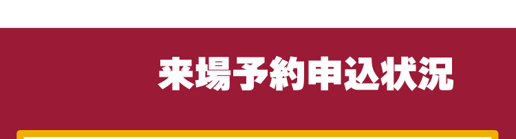 来場予約申込状況